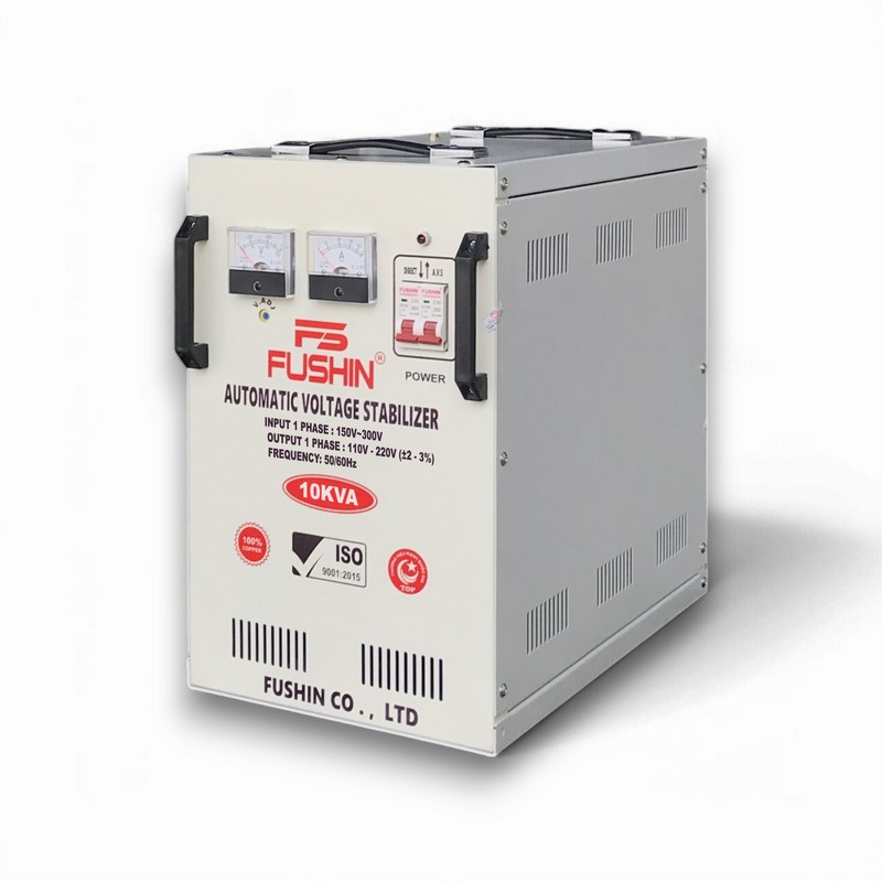 Ổn Áp 1 Pha 10KVA FUSHIN Dải 150V~250V Dành Cho Năng Lượng Mặt Trời - Hình 3