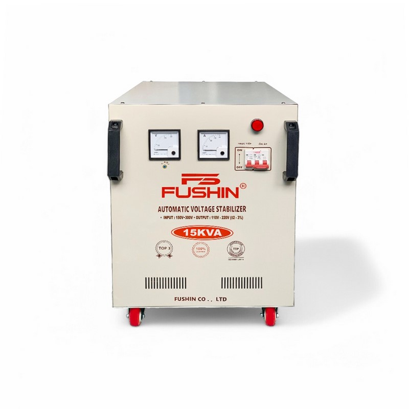 Ổn Áp 1 Pha 15KVA FUSHIN Dải 150V~250V Dành Cho Năng Lượng Mặt Trời - Hình 1