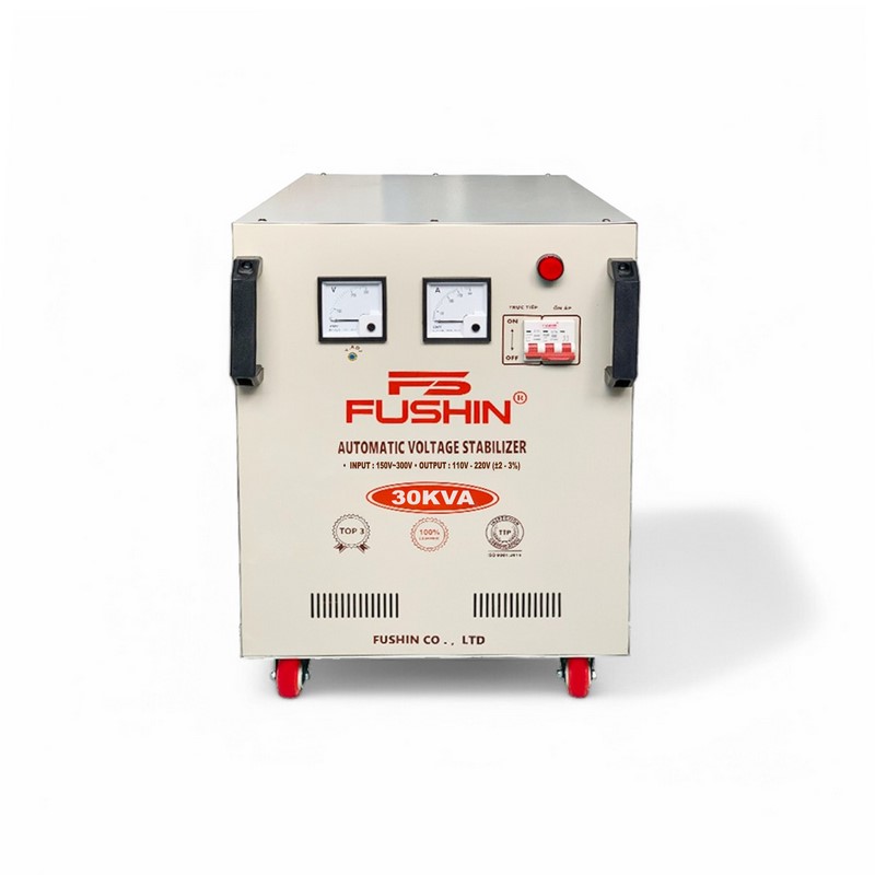 Ổn Áp 1 Pha 30KVA FUSHIN Dải 150V~250V Dành Cho Năng Lượng Mặt Trời - Hình 1