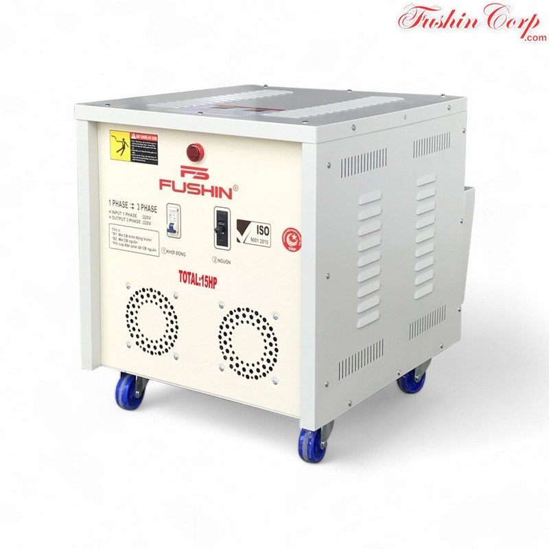 Biến Áp 1 Pha 220V Ra 3 Pha 220V 15HP FUSHIN - Hình 3