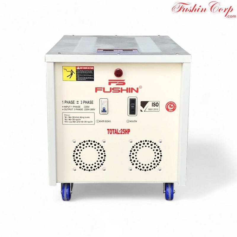Biến Áp 1 Pha 220V Ra 3 Pha 220V 25HP FUSHIN - Hình 1