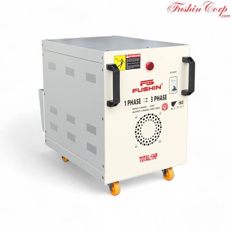 Biến Áp 1 Pha 220V Ra 3 Pha 220V Và 380V 1HP FUSHIN - Hình 2
