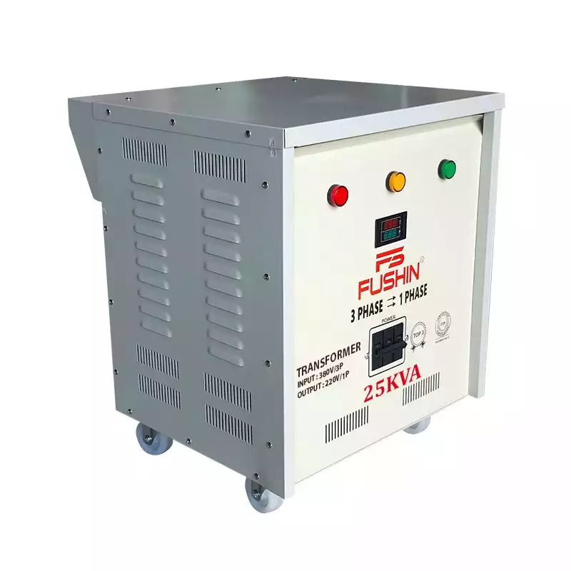Biến áp 3 pha 380V ra 1 pha 220V 25KVA FUSHIN thông dụng - Hình 2