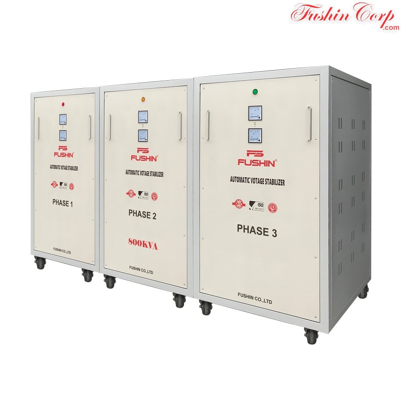 Ổn Áp 3 Pha 800KVA FUSHIN Dải 260V~430V Ra 380V - Hình 2