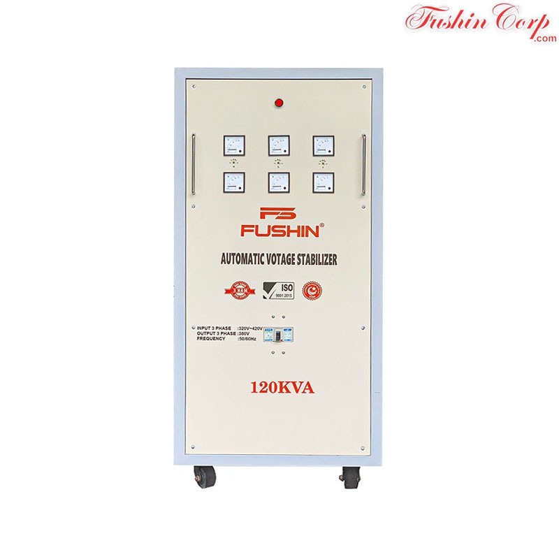 Ổn Áp 3 Pha 120KVA FUSHIN Dải 320V~430V Ra 380V - Hình 1