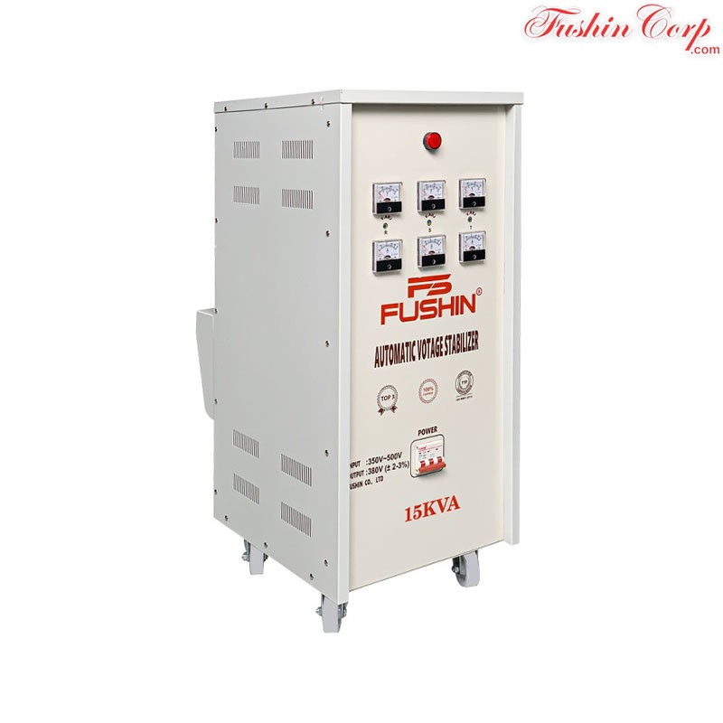 Ổn Áp 3 Pha 15KVA FUSHIN Dải 350V~500V Ra 380V Dành Cho Năng Lượng Mặt Trời - Hình 2