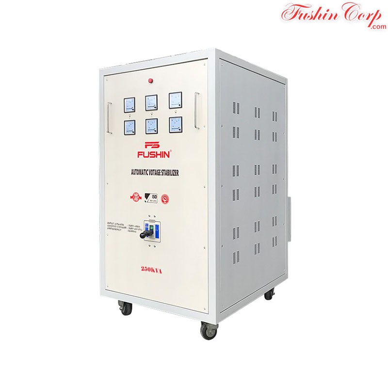 Ổn Áp 3 Pha 250KVA FUSHIN Dải 320V~430V Ra 380V - Hình 2
