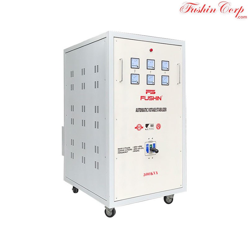 Ổn Áp 3 Pha 500KVA FUSHIN Dải 320V~430V Ra 380V - Hình 2
