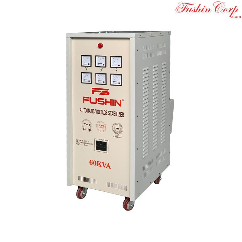 Ổn Áp 3 Pha 60KVA FUSHIN Dải 320V~430V Ra 380V - Hình 3