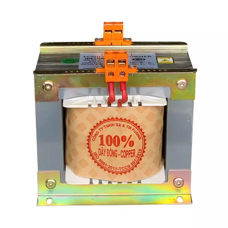 Biến Áp Trần Tự Ngẫu 1 Pha 4.4KVA FUSHIN Vào 380V Ra 220V Dây Đồng - Hình 1