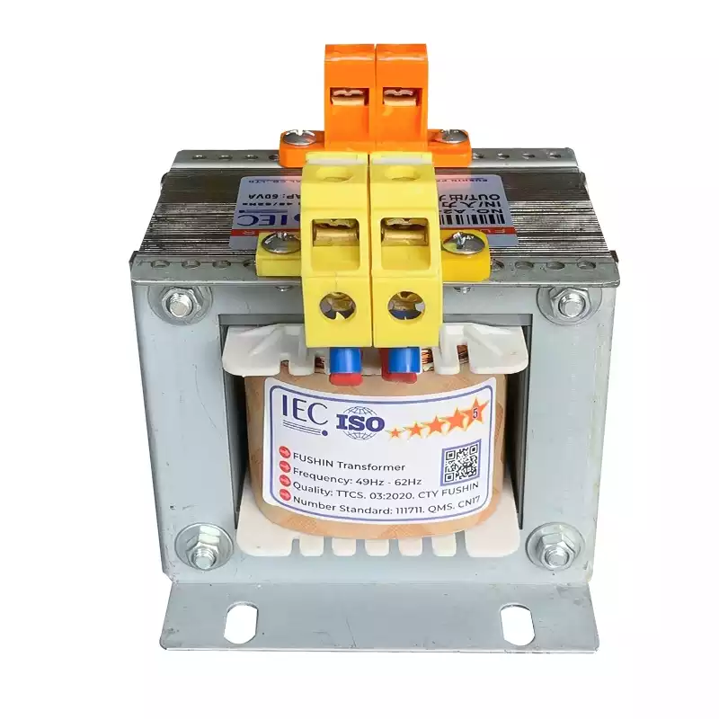Biến Áp Trần Cách Ly 1 Pha 50VA FUSHIN Vào 380V Ra 220V Dây Đồng - Hình 4