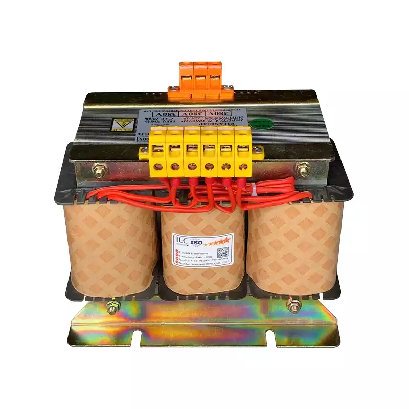 Biến Áp Trần Cách Ly 3 Pha 2KVA FUSHIN Vào 380V Ra 200V-220V Dây Đồng - Hình 4