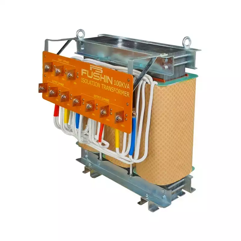 Biến Áp Trần Cách Ly 3 Pha 100KVA FUSHIN Vào 380V Ra 200V-220V Thông Dụng - Hình 2