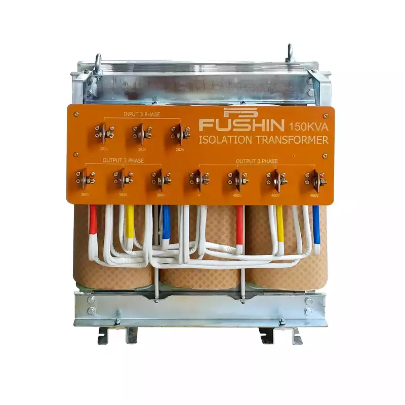 Biến Áp Trần Cách Ly 3 Pha 150KVA FUSHIN Vào 380V Ra 200V-220V Dây Đồng - Hình 1