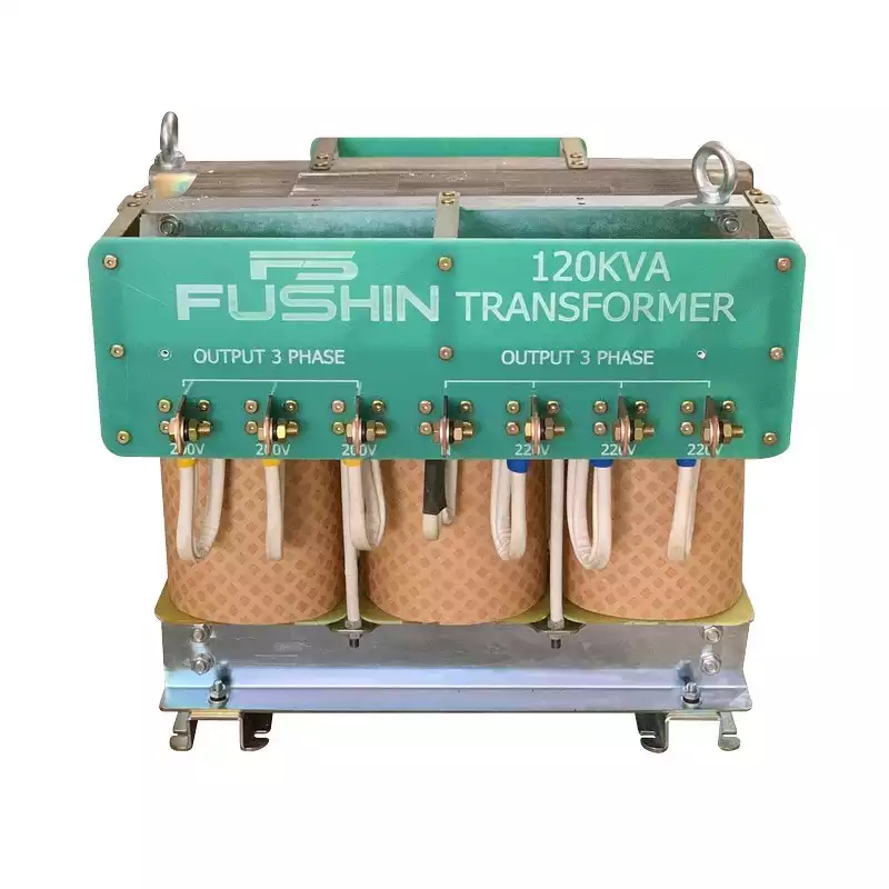 Biến Áp Trần Tự Ngẫu 3 Pha 120KVA FUSHIN Vào 380V Ra 200V-220V Dây Đồng - Hình 1