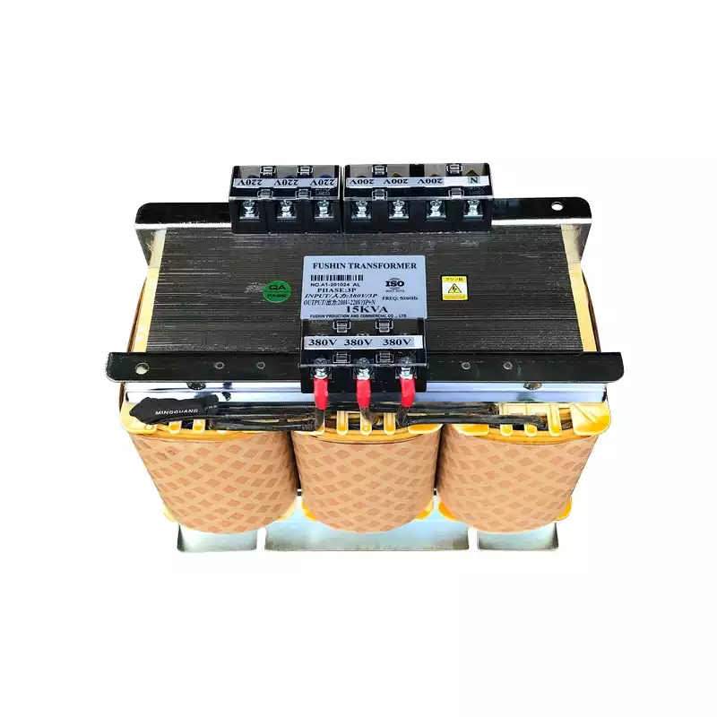 Biến Áp Trần Tự Ngẫu 3 Pha 15KVA FUSHIN Vào 380V Ra 200V-220V Thông Dụng - Hình 1