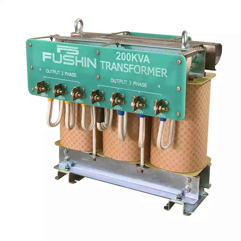 Biến Áp Trần Tự Ngẫu 3 Pha 200KVA FUSHIN Vào 380V Ra 200V-220V Thông Dụng - Hình 2