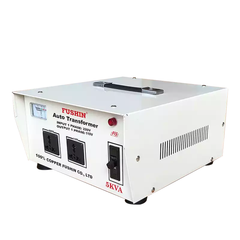 Biến Áp Tự Ngẫu 1 Pha 5KVA FUSHIN Vào 220V Ra 100V Và 110V Dây Đồng - Hình 2