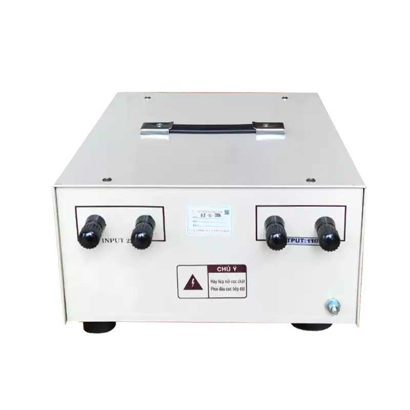 Biến Áp Tự Ngẫu 1 Pha 5KVA FUSHIN Vào 220V Ra 100V Và 110V Dây Đồng - Hình 4