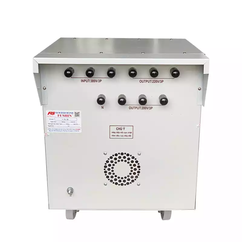 Biến Áp Tự Ngẫu 3 Pha 45KVA FUSHIN Vào 380V Ra 200V-220V Thông Dụng - Hình 4