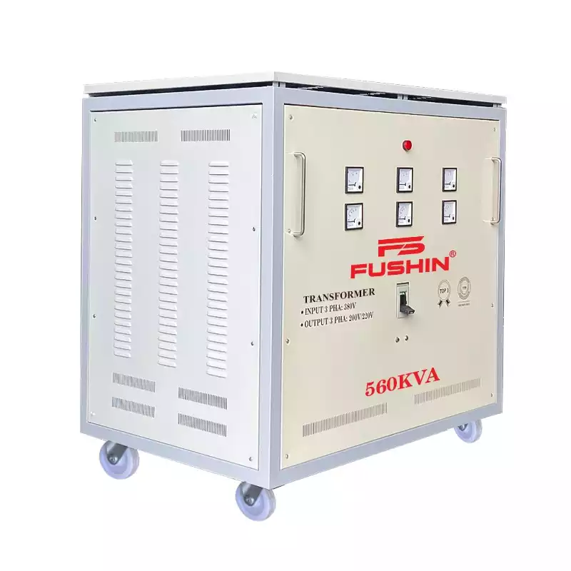 Biến Áp Tự Ngẫu 3 Pha 560KVA FUSHIN Vào 380V Ra 200V-220V Thông Dụng - Hình 2