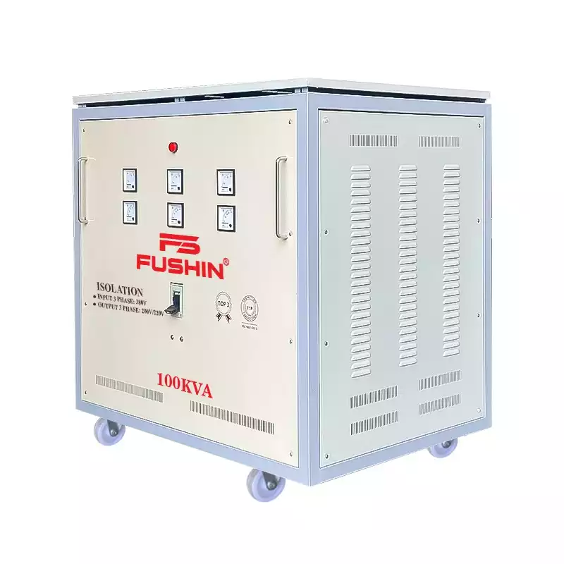 Biến Áp Cách Ly 3 Pha 100KVA FUSHIN Vào 380V Ra 200V-220V Thông Dụng - Hình 3