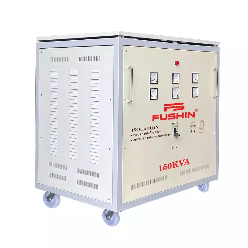 Biến Áp Cách Ly 3 Pha 150KVA FUSHIN Vào 380V Ra 200V-220V Thông Dụng - Hình 2