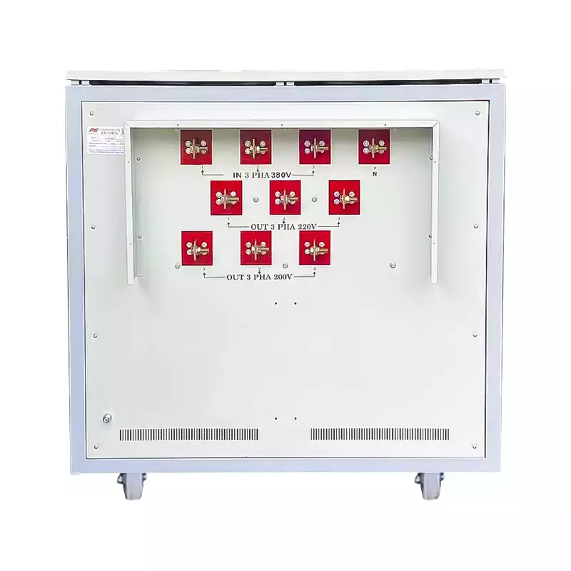 Biến Áp Tự Ngẫu 3 Pha 200KVA FUSHIN Vào 380V Ra 200V-220V Dây Đồng - Hình 4