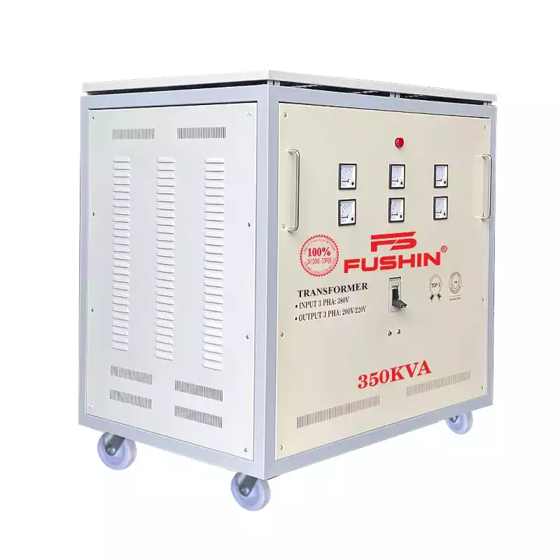 Biến Áp Tự Ngẫu 3 Pha 350KVA FUSHIN Vào 380V Ra 200V-220V Dây Đồng - Hình 2