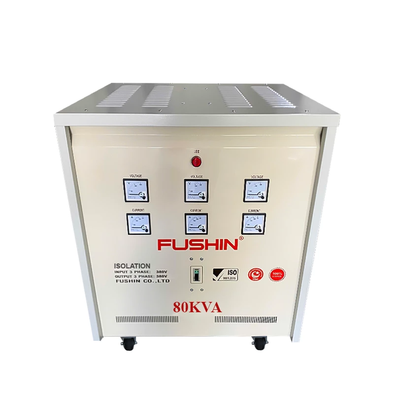 Biến Áp Cách Ly 3 Pha 380V Ra 380V 80KVA FUSHIN Dây Đồng - Hình 1