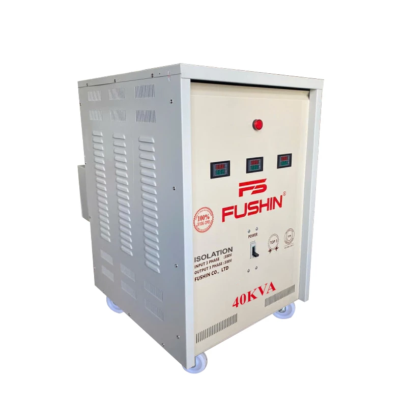 Biến Áp Cách Ly 3 Pha 380V Ra 380V 40KVA FUSHIN Dây Đồng - Hình 2