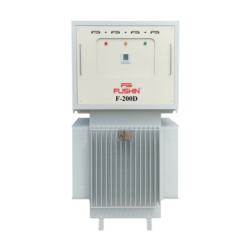 Ổn áp ngâm dầu 3 pha fushin f-200d dải 304v~456v - Hình 1