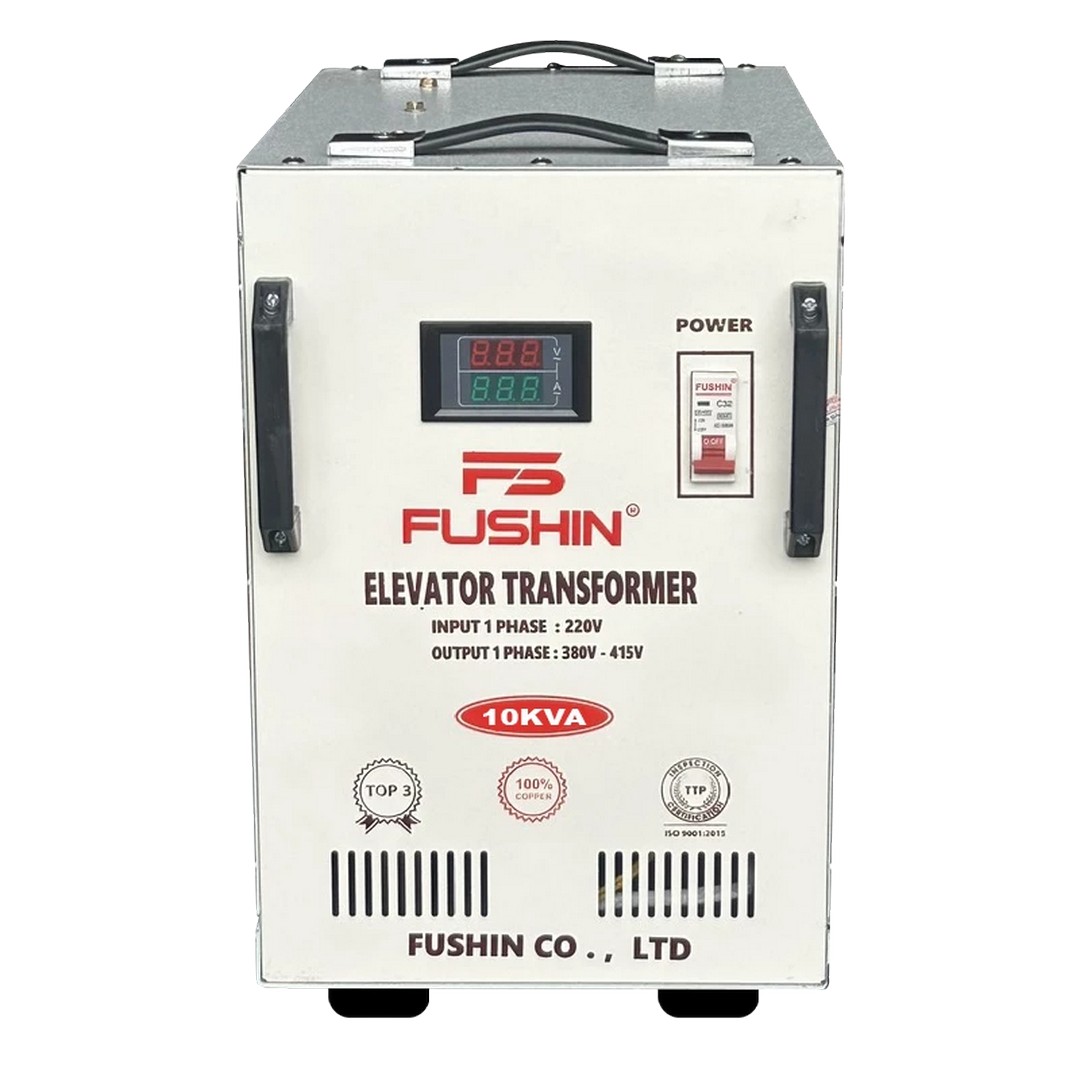 Biến Áp Thang Máy 10kVA Vào 220V Ra 380V-415V FUSHIN - Hình 1