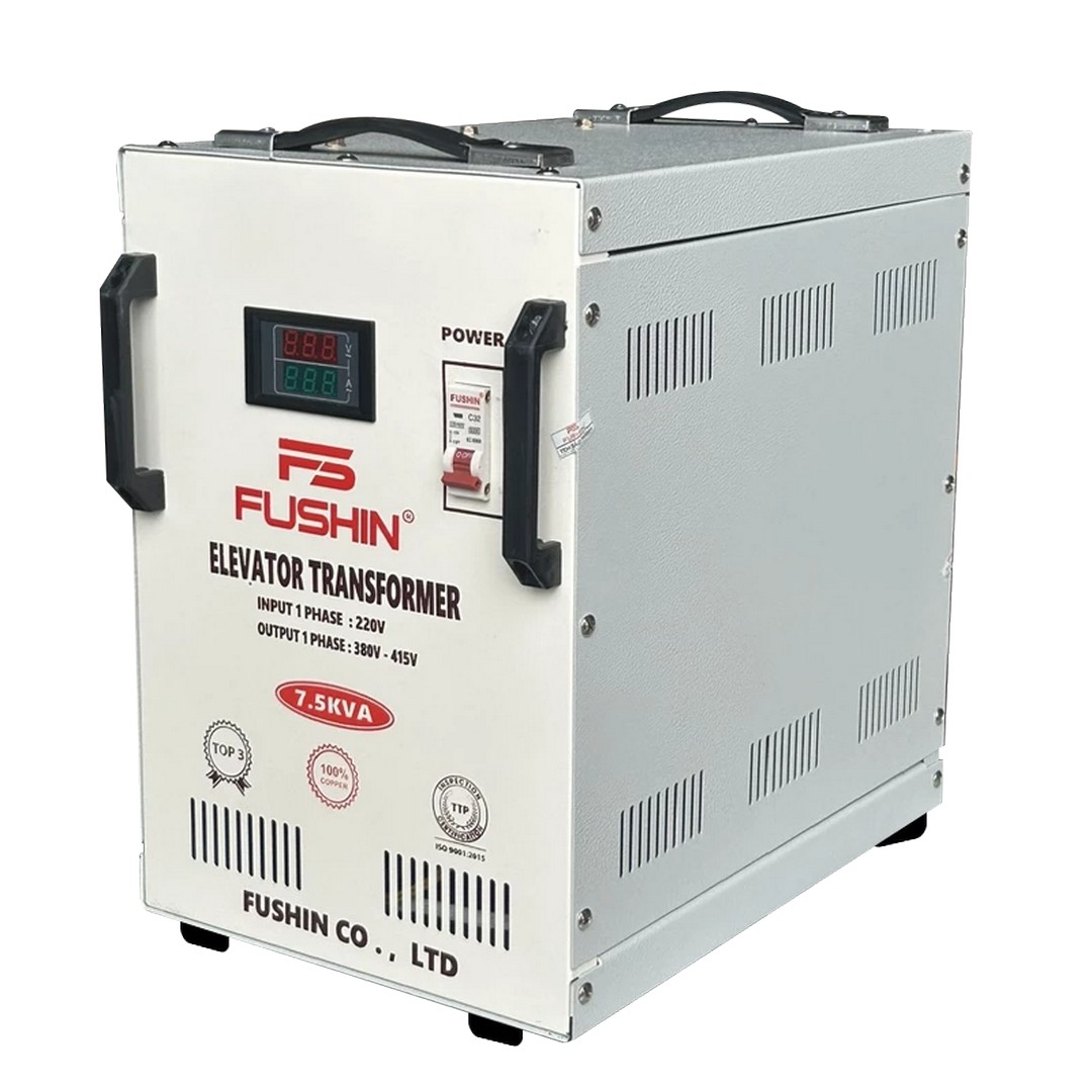 Biến Áp Thang Máy 7.5kVA Vào 220V Ra 380V-415V FUSHIN - Hình 3