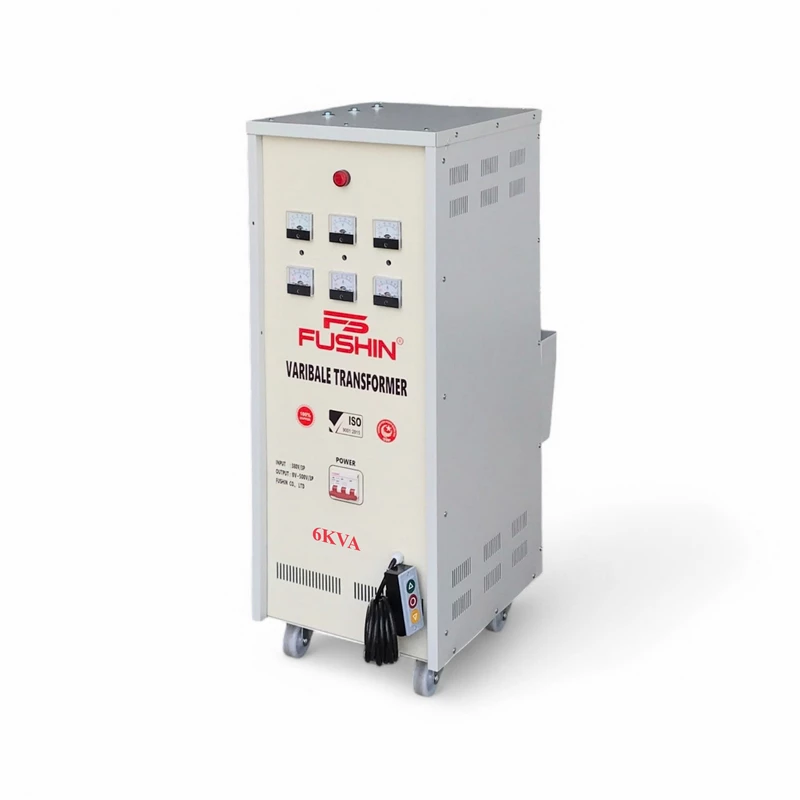 Biến Áp Vô Cấp 3 Pha 6kVA FUSHIN 380V Ra 0V-430V - Hình 2